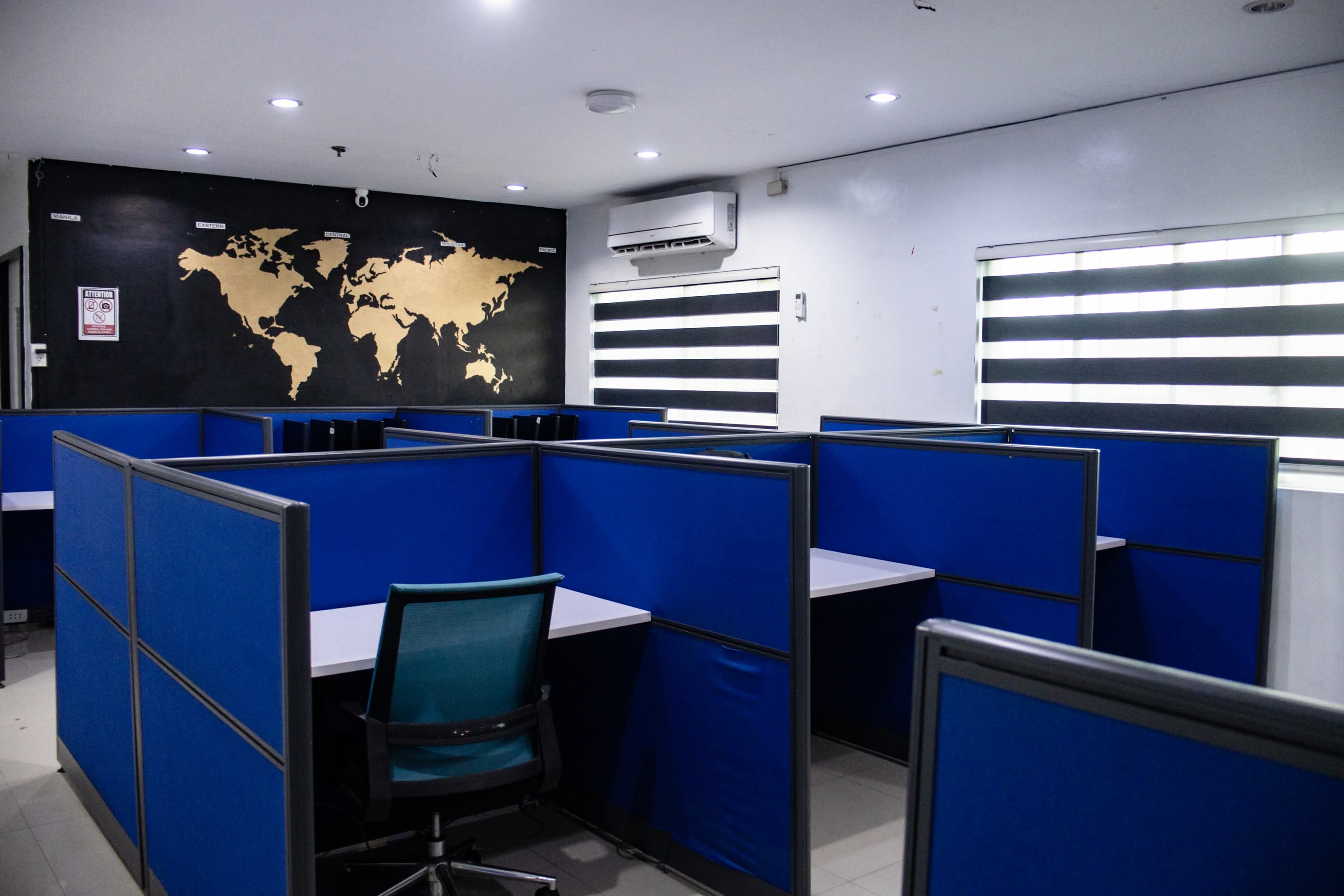 Wenovate BPO production floor in Cavite